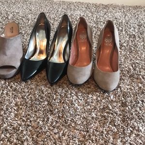 Size 9 heels. 5 pairs.